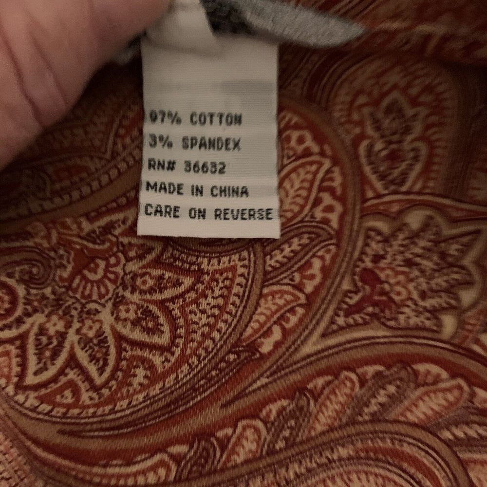 Stonebridge Shacket Womens Large Rust Orange Full… - image 7